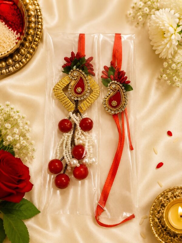 ❤️ Premium Bhai-Bhabhi Rakhi Combo Set ❤️