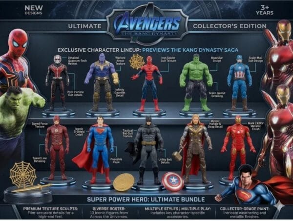 🦸 Avengers Super Hero Action Figure Set (10 Figures) 🦸