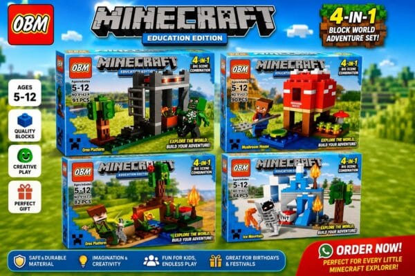 🧱 Minecraft Style Building Blocks Set