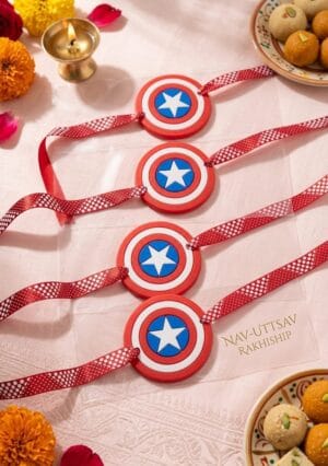 Esmi® 🛡️ Captain Shield Rakhi 🛡️