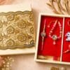 Esmi®- 🎁✨ *Peacock Kundan Raksha Bandhan Special Gift Combo* ✨🎁