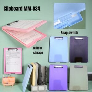 Esmi® - *Plain clip Board with storage Box*