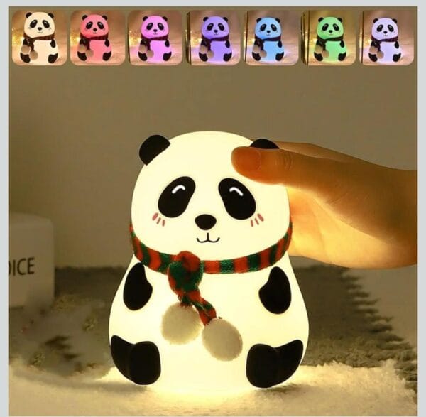🐼 Esmi® Cute Panda Silicone Night Lamp 🌙✨
