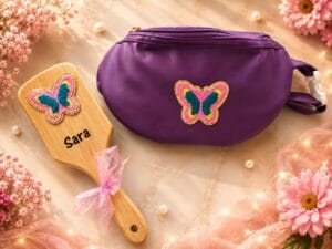 Esmi®- *Customised Waist Pouch & Hair Brush*