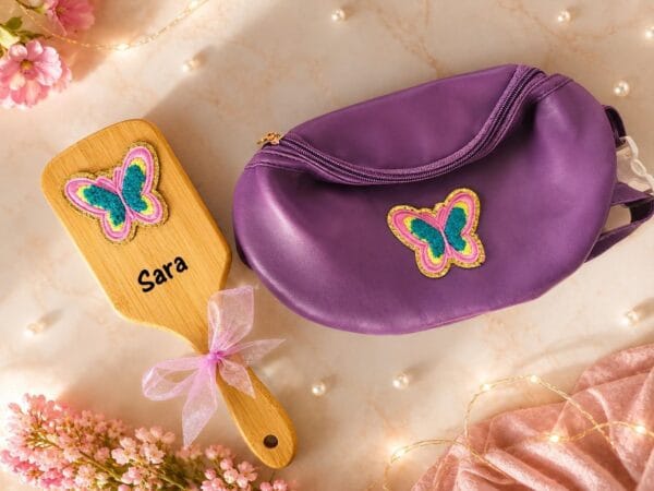 Esmi®- *Customised Waist Pouch & Hair Brush*