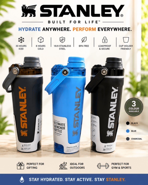 💙 Esmi® Presents – Stanley Activate Shaker Bottle (591ml)