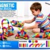 🧲 Esmi® Magnetic Bar Blocks – 42 Pieces Construction Set