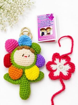 Esmi®- *Premium Crochet Flower Rakhi combo*