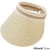 Esmi®- 🌞 *Stylish Summer Straw Sun Visor Hat*