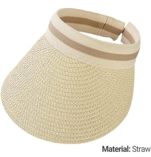 Esmi®- 🌞 *Stylish Summer Straw Sun Visor Hat*
